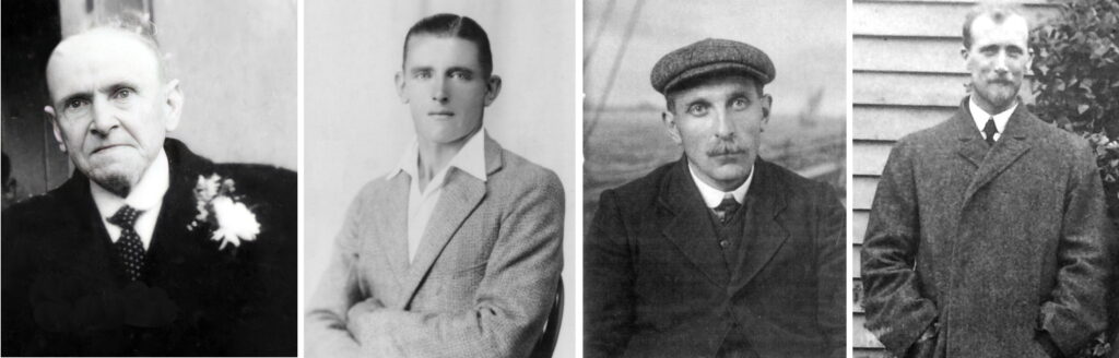 First full-time Workers: John Long, Tom Turner, Alex Givan, George Walker (1899)