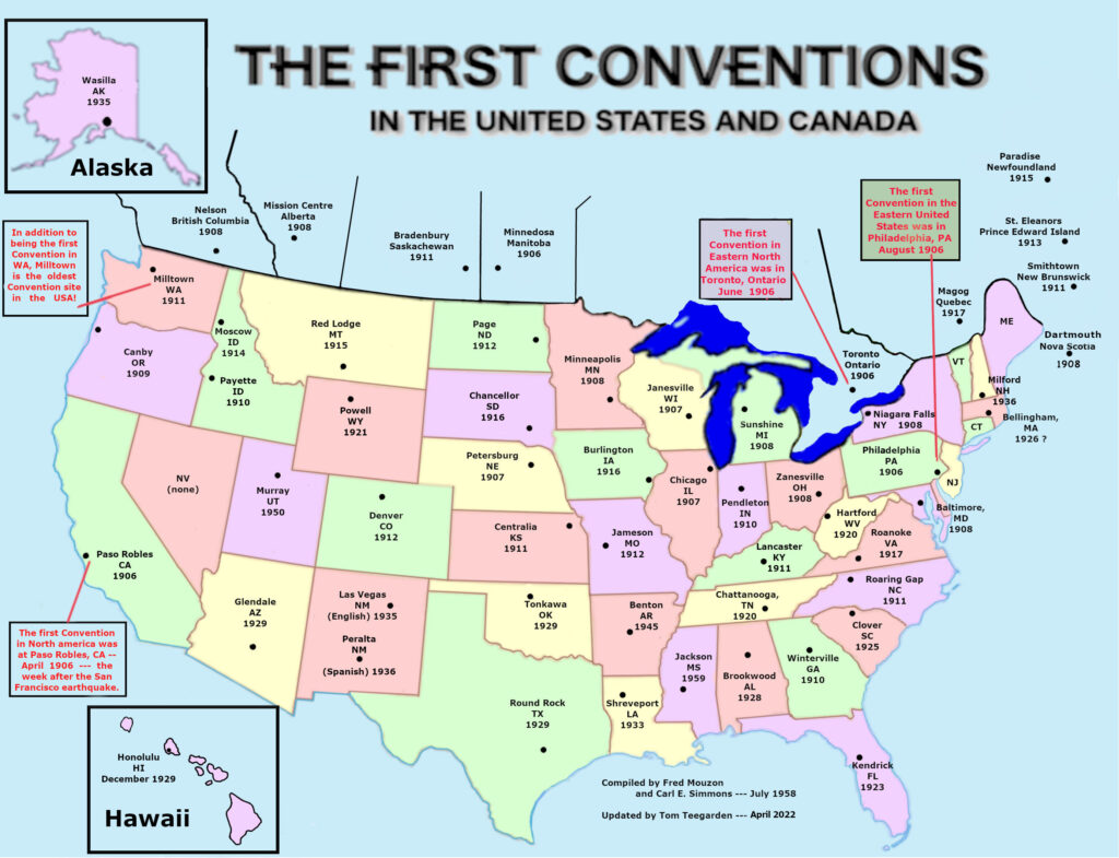 North America 1st Conventions